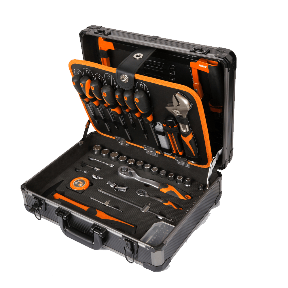 KEN90702 Kendo Tool Set, Aluminium case (124pc) - Image 1
