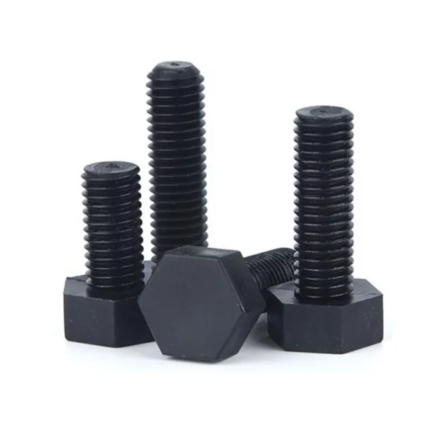 Hex Head Set Screw, Black, Din 933 (8.8), M20