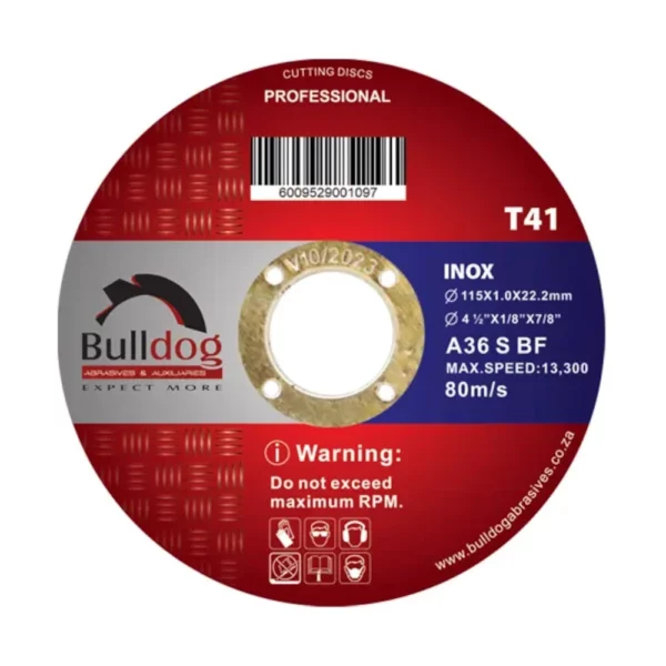 Bulldog Professional 1mm Inox Cutting Disc