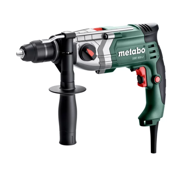 Metabo Corded Impact Drill, Keyless Chuck (SBE 800-2)